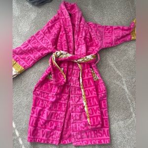 Used Versace Pink Robe size Medium